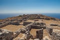Aerial view of the excavation site of Thira island