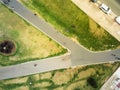 Aerial view famous Alamo Square in San Francisco, California Royalty Free Stock Photo