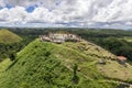 Aerial view of the famous Chocolate Hills Complex in Carmen, Bohol, Philippines