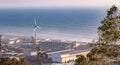 Aerial view of the city Viana do Castelo in northern Portugal Royalty Free Stock Photo