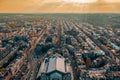 Aerial view of the famous Concertgebouw in Amsterdam