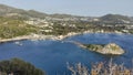 Aerial view of the famous holiday resort Bodrum Gumusluk.