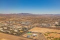 Aerial view of the famous Las Vegas cityscape Royalty Free Stock Photo