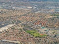 Aerial view of the famous Las Vegas cityscape Royalty Free Stock Photo