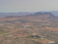 Aerial view of the famous Las Vegas cityscape Royalty Free Stock Photo