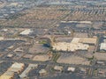 Aerial view of the famous Las Vegas cityscape Royalty Free Stock Photo