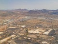 Aerial view of the famous Las Vegas cityscape Royalty Free Stock Photo