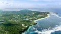 Famous Nusa Dua beach with turquoise water Royalty Free Stock Photo