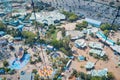 Aerial view of the famous SeaWorld Royalty Free Stock Photo