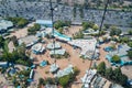 Aerial view of the famous SeaWorld Royalty Free Stock Photo