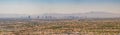 Aerial view of the famous strip cityscape from Lone Mountain