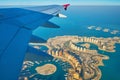 Flying above Pearl-Qatar Island