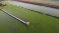 Aerial view farm market in Thailand