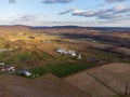 Aerial View of Farmland