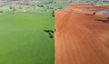 Aerial View Farmland - Cowra NSW Australia