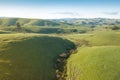 Aerial view of farmland in South Gippsland