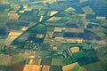 Aerial view of farmlands