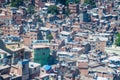 Aerial view of favela Rocinha