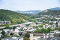 aerial view of the federal road at Siegen Germany