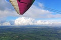 Aerial view of the fields of North Devon and Exmoor, England Royalty Free Stock Photo