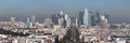 Aerial view of the Financial District of La Defense in Paris Royalty Free Stock Photo