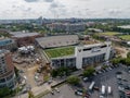 Aerial View Of First Bank Stadium On The Vanderbilt University Campus