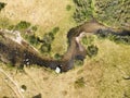 Aerial view of Fish lakes, Rila mountain, Bulgaria