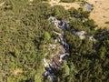 Aerial view of Fish lakes, Rila mountain, Bulgaria