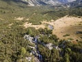 Aerial view of Fish lakes, Rila mountain, Bulgaria