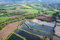 Fishponds in Silesia region of Poland