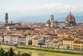 Aerial view of Florence Royalty Free Stock Photo