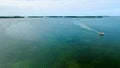 Aerial view of Florida coastline Royalty Free Stock Photo