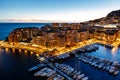 Aerial View on Fontvieille and Monaco Harbor