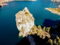 Aerial view of the forest in Granada, Spain Royalty Free Stock Photo