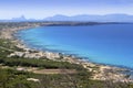 Aerial view Formentera island Ibiza horizon