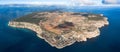 Aerial view of Formentera Island and La Mola lighthouse