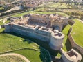 Aerial view of Fort de Salses, France