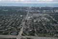 Aerial view of Fort Lauderdale, Florida.