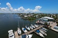 Aerial View of Fort Myers Beach Royalty Free Stock Photo