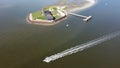 Aerial View of Fort Sumter, Charleston, SC Royalty Free Stock Photo