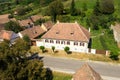 Traditional saxon house in Valea Viilor village, Transylvania, Romania Royalty Free Stock Photo