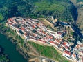 Aerial View of the Fortified Village Mertola