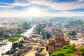 Aerial view of Forum, Capitoline Hill, Coliseum, Rome, Italy Royalty Free Stock Photo