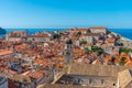 Aerial view of Franciscan monastery in Dubrovnik, Croatia Royalty Free Stock Photo