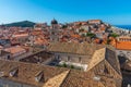 Aerial view of Franciscan monastery in Dubrovnik, Croatia Royalty Free Stock Photo