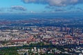 Aerial view Frankfurt Germany