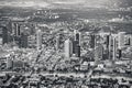 Aerial view Frankfurt Germany cityscape landscape