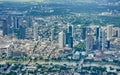 Aerial view Frankfurt Germany cityscape landscape