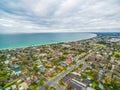 Aerial view of Frankston suburb in Australia Royalty Free Stock Photo