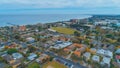 Frankston suburb and pier. Royalty Free Stock Photo